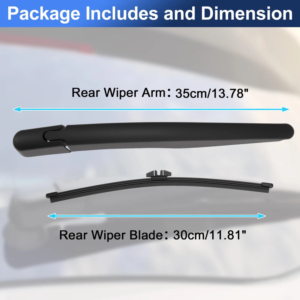Set of 1 Rear Window Wiper Arm for Ford Explorer (2011–2023)