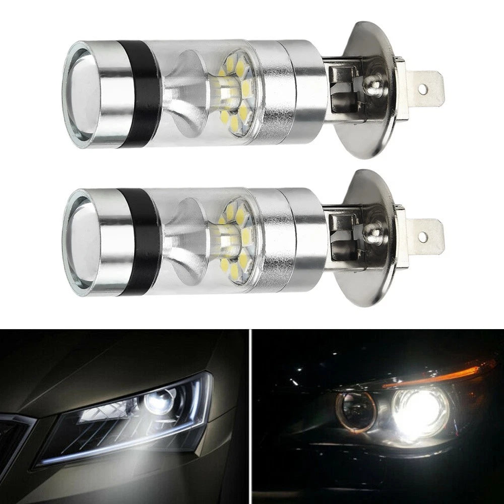 6000K LED Headlight Replacement for Projector Driving (12-24V)