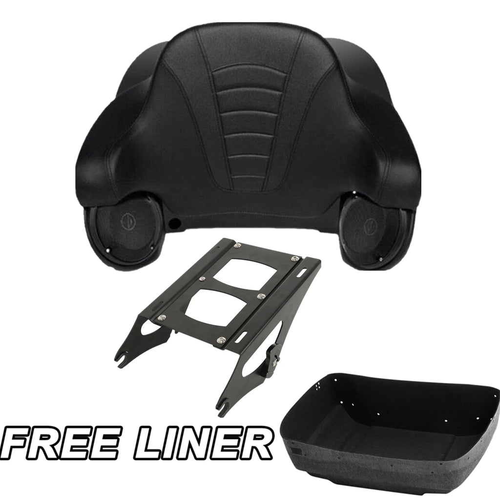 Trunk Rack Backrest Speakers Mount for Harley CVO Electra Glide (2014–2025)