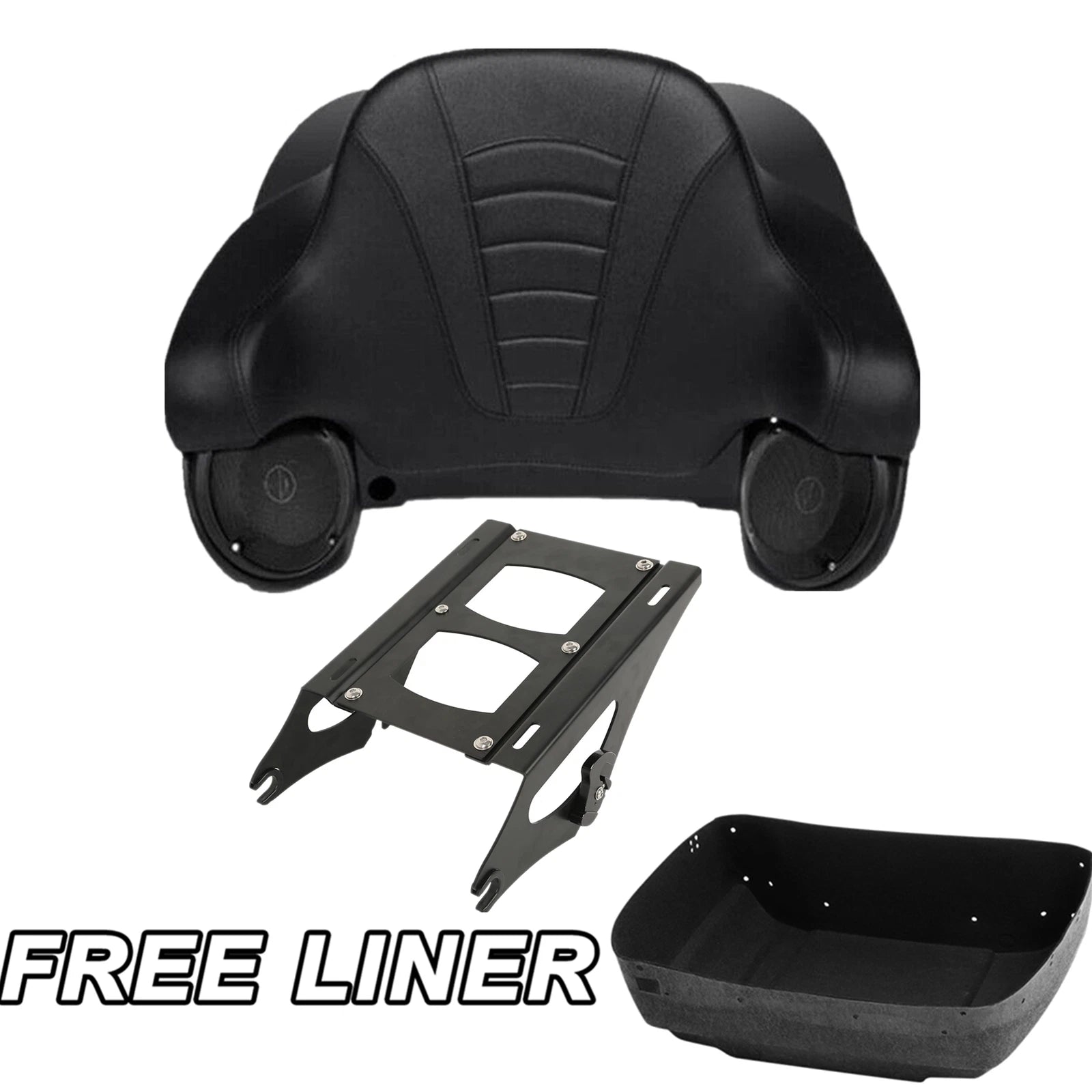 Trunk Rack Backrest Speakers Mount for Harley CVO Electra Glide (2014–2025)