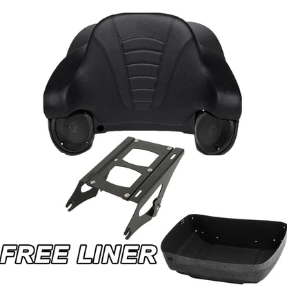 Trunk Rack Backrest Speakers Mount for Harley CVO Electra Glide (2014–2025)