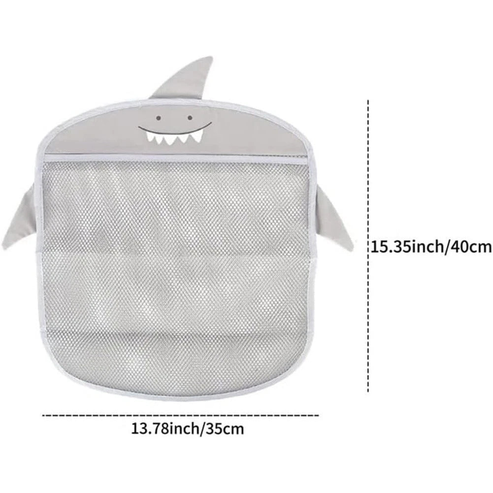 Foldable Toy Storage Net for Bath Toys and Toiletries