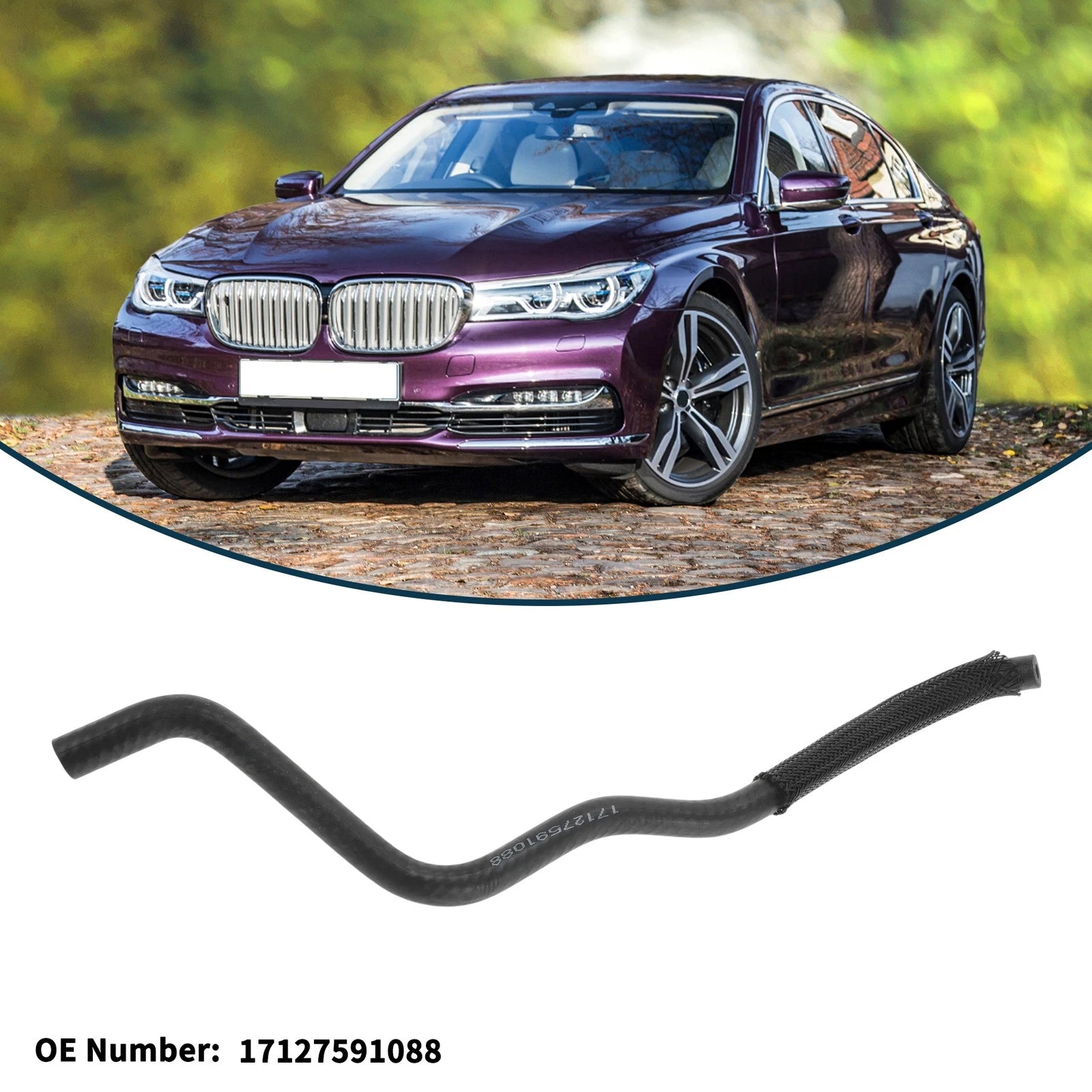 Radiator Hose Coolant Pipe Replacement for BMW 760Li 6.0L (2010–2015)