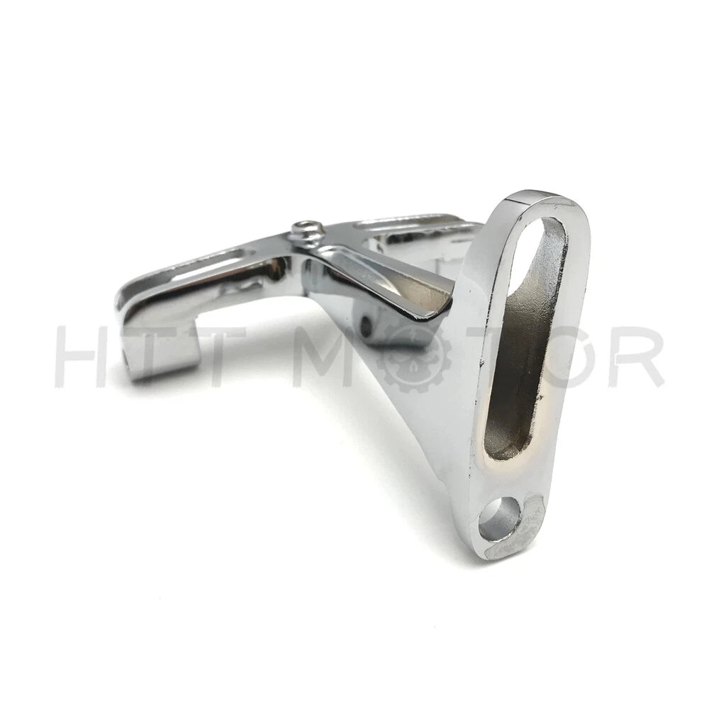 Chrome Passenger Footboard Mounting Bracket for Harley Touring (1993–2019)