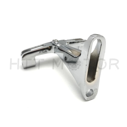 Chrome Passenger Footboard Mounting Bracket for Harley Touring (1993–2019)