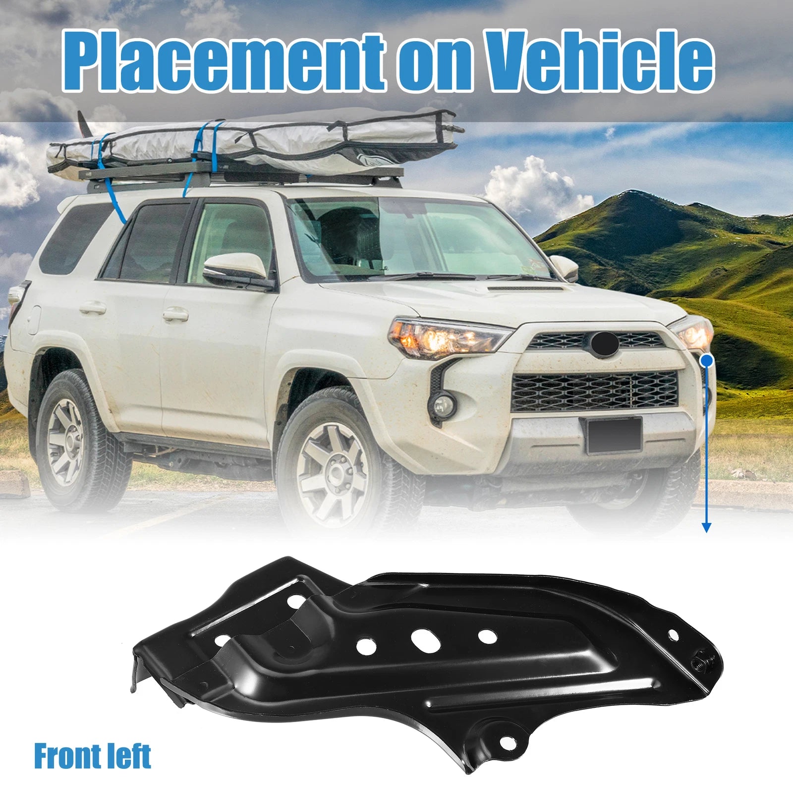 Left Front Bumper Bracket for Toyota 4Runner (2014–2020) NO.5210235100