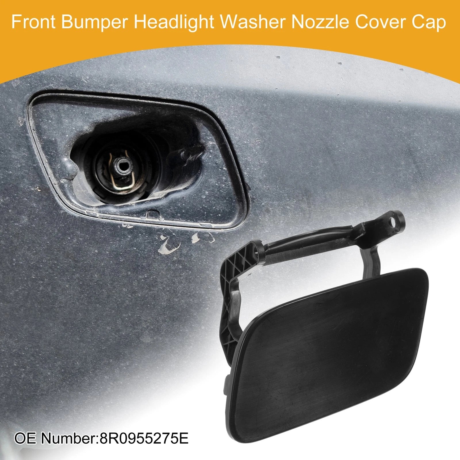 Front Left Washer Nozzle Cover Cap for Audi Q5 (2013–2017) 1 Pc