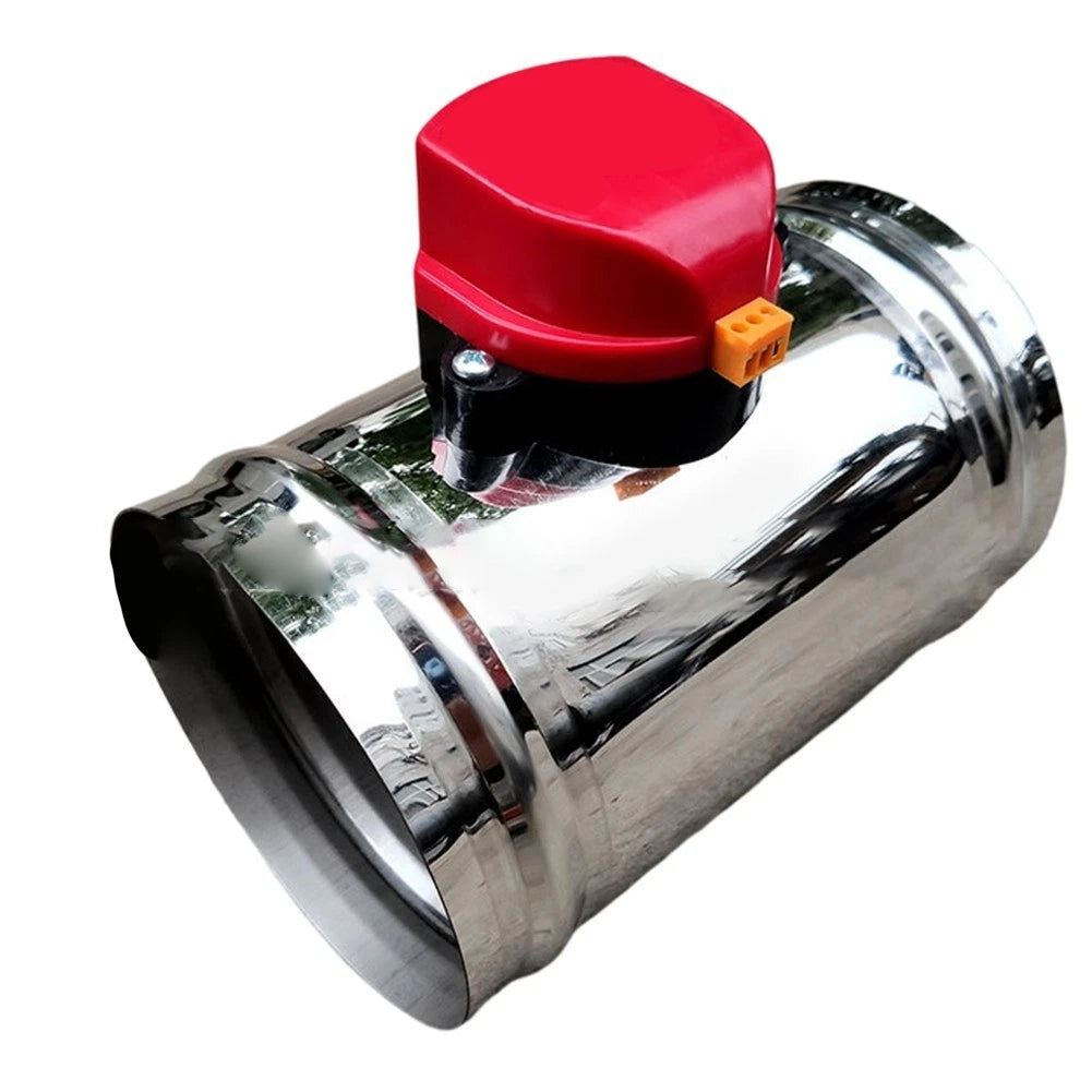 8 Inch Stainless Steel Motorized Duct Damper for HVAC (24V)
