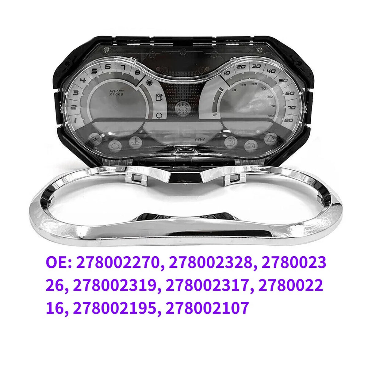 LCD Speedometer Gauge Cluster for Sea Doo GTX RXP Wake RXT (2006–2011)