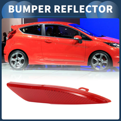 Bumper Reflector for Ford Fiesta Sedan (2009–2012) Red 1pc Rear Right
