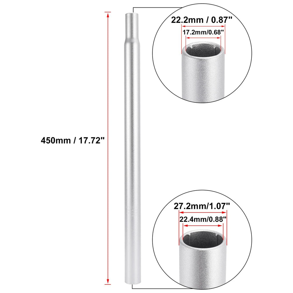 Aluminum Bike Seat Post Replacement for 27.2mm Bicycle (450mm) (2005–2015)