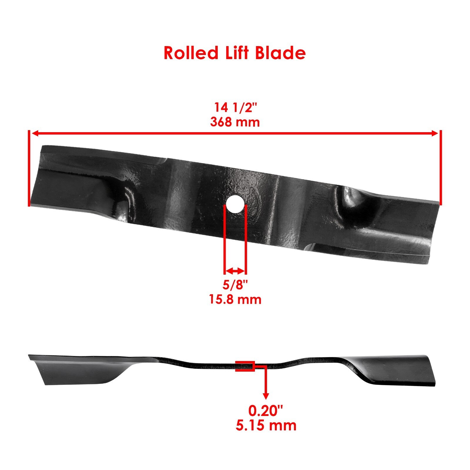 Deck Rolled Lift Blade 42 inch Heavy Duty for Ariens Gravely (2000–2023)