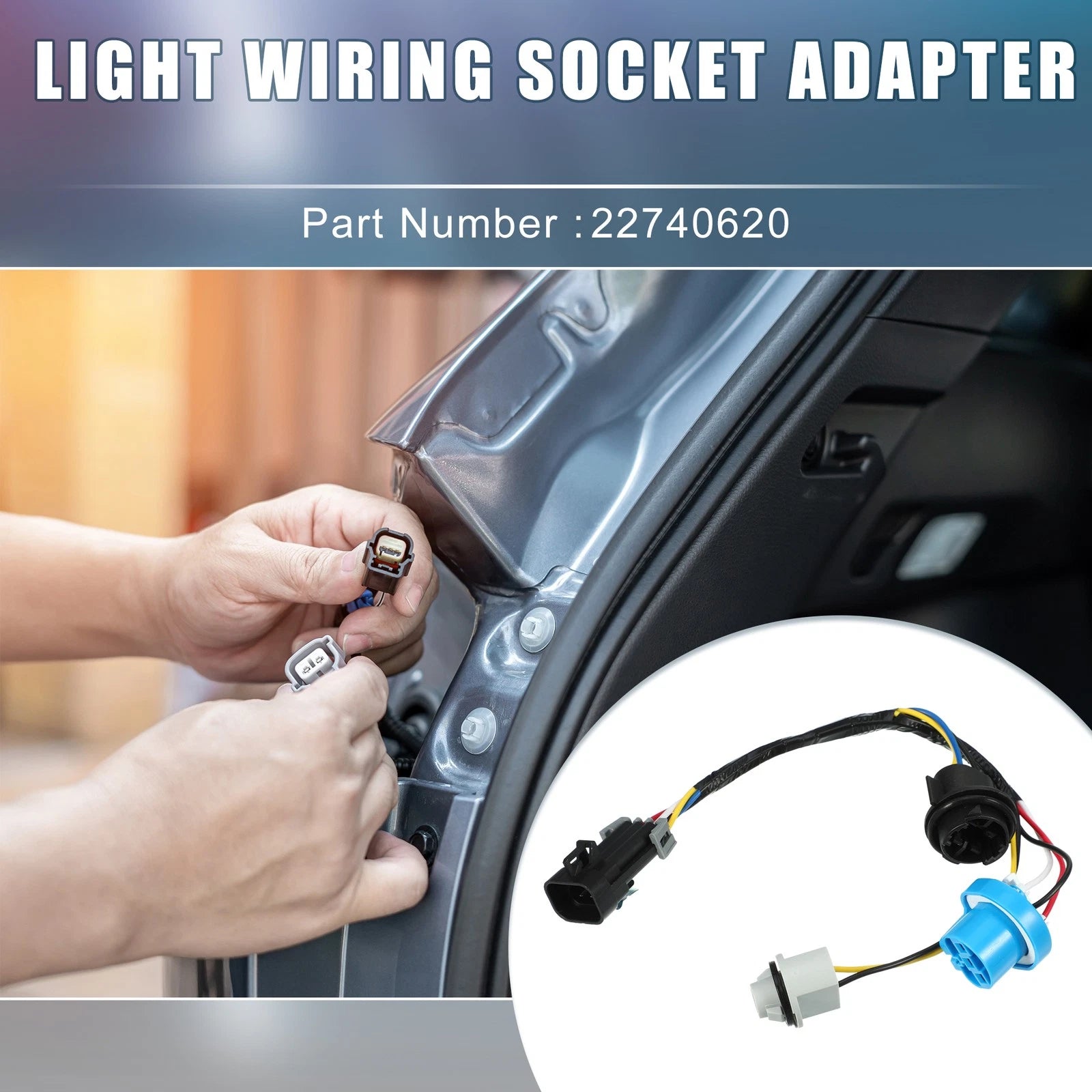2 Pcs Light Wiring Socket Adapter Replacement for Chevrolet Cobalt (2005–2009)