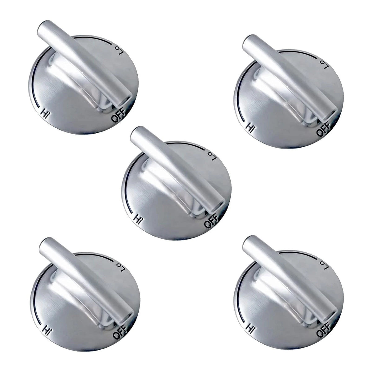 5pcs Gas Cooker Switch Knob for Maytag/Whirlpool (74007733)