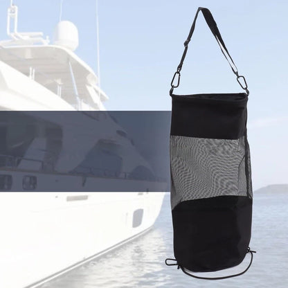 24x58cm Hanging Trash Bag with Hook for Outdoor Camping