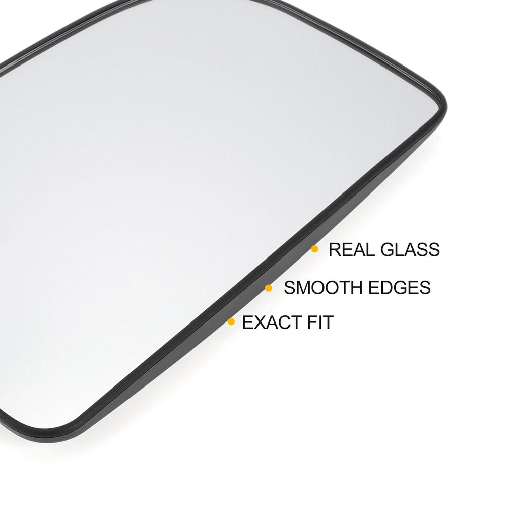 Left Upper White Mirror Glass for Mercedes Sprinter (2018–2023)