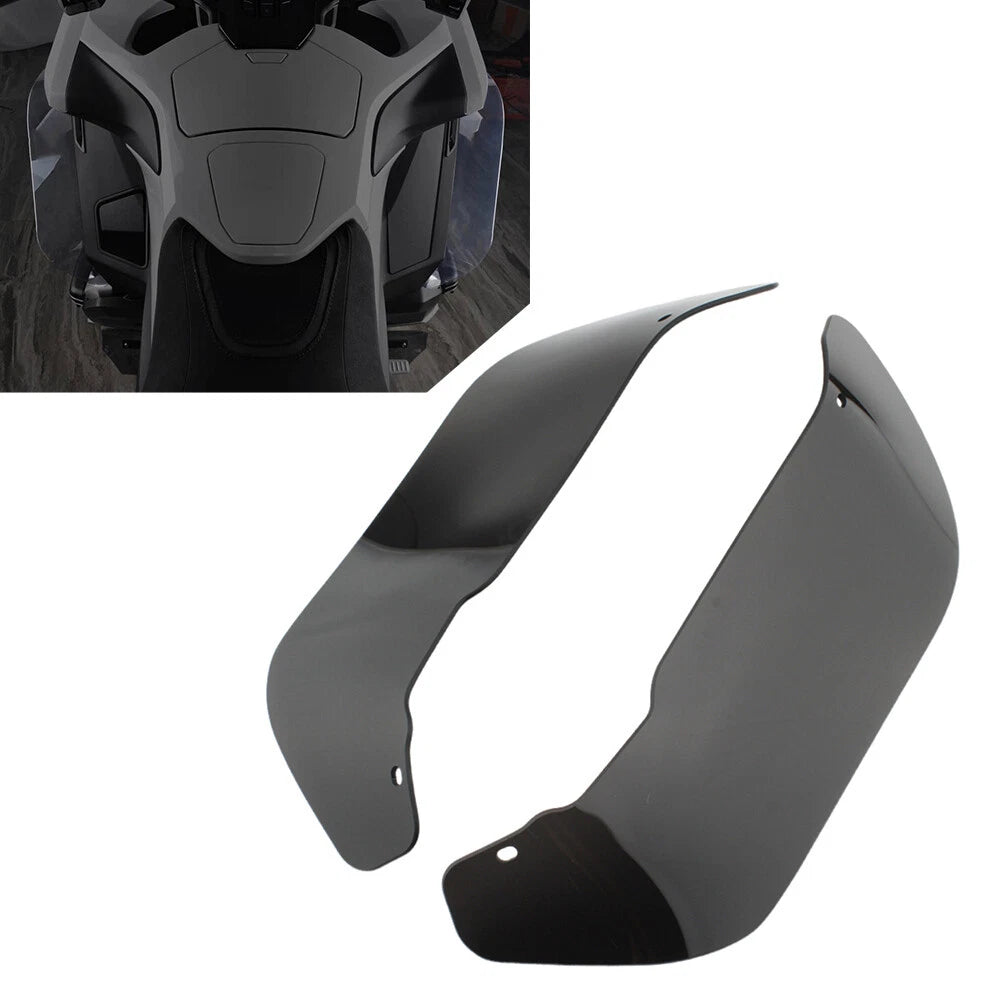 Black Front Windshield Side Spoiler Fairing for Honda GL1800 (2018–2024)