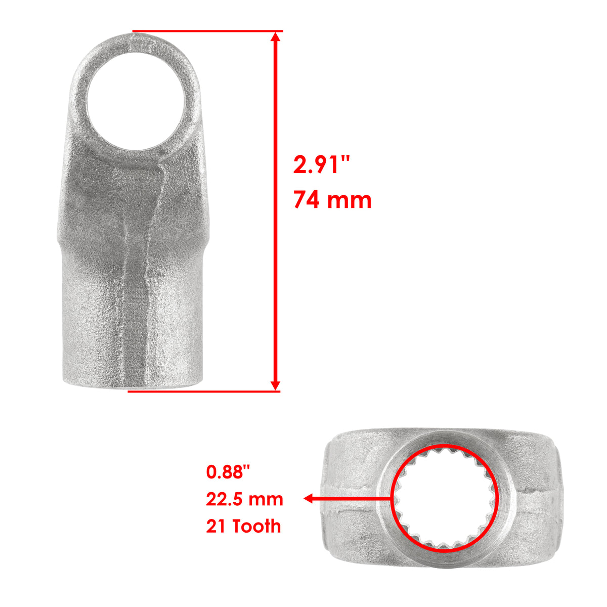 Rear Drive Shaft Yoke with U-Joint for Yamaha Virago 920 XV920 (1982–1983)