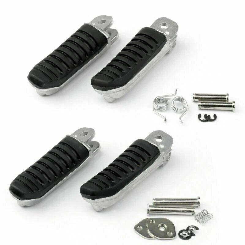 F&R Footrest Pedals for Suzuki GSXR600 GSX-R GSX750 GSX1000 (T9)