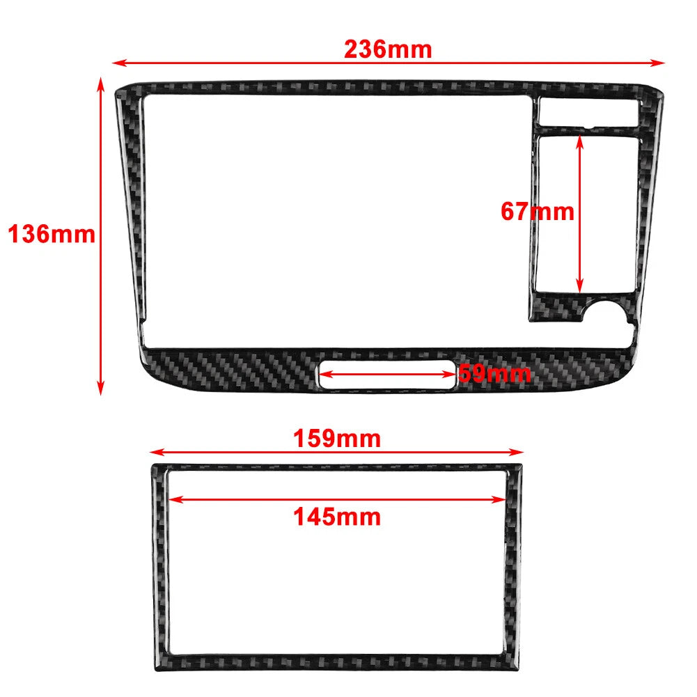 Air Conditioner CD Switch Control Panel Cover Trim for Audi TT TTS TTRS (2008–2014)