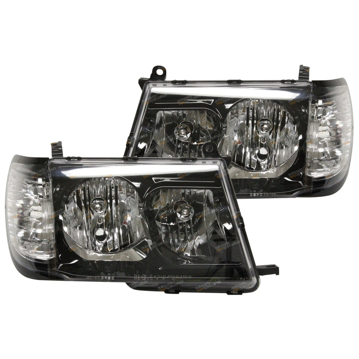Altezza Black Headlights Pair for Toyota Landcruiser 100/105 (1998–2005)