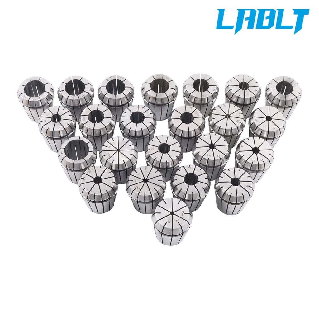 23Pcs ER40 Collet Set 1/8"-1" for Boring