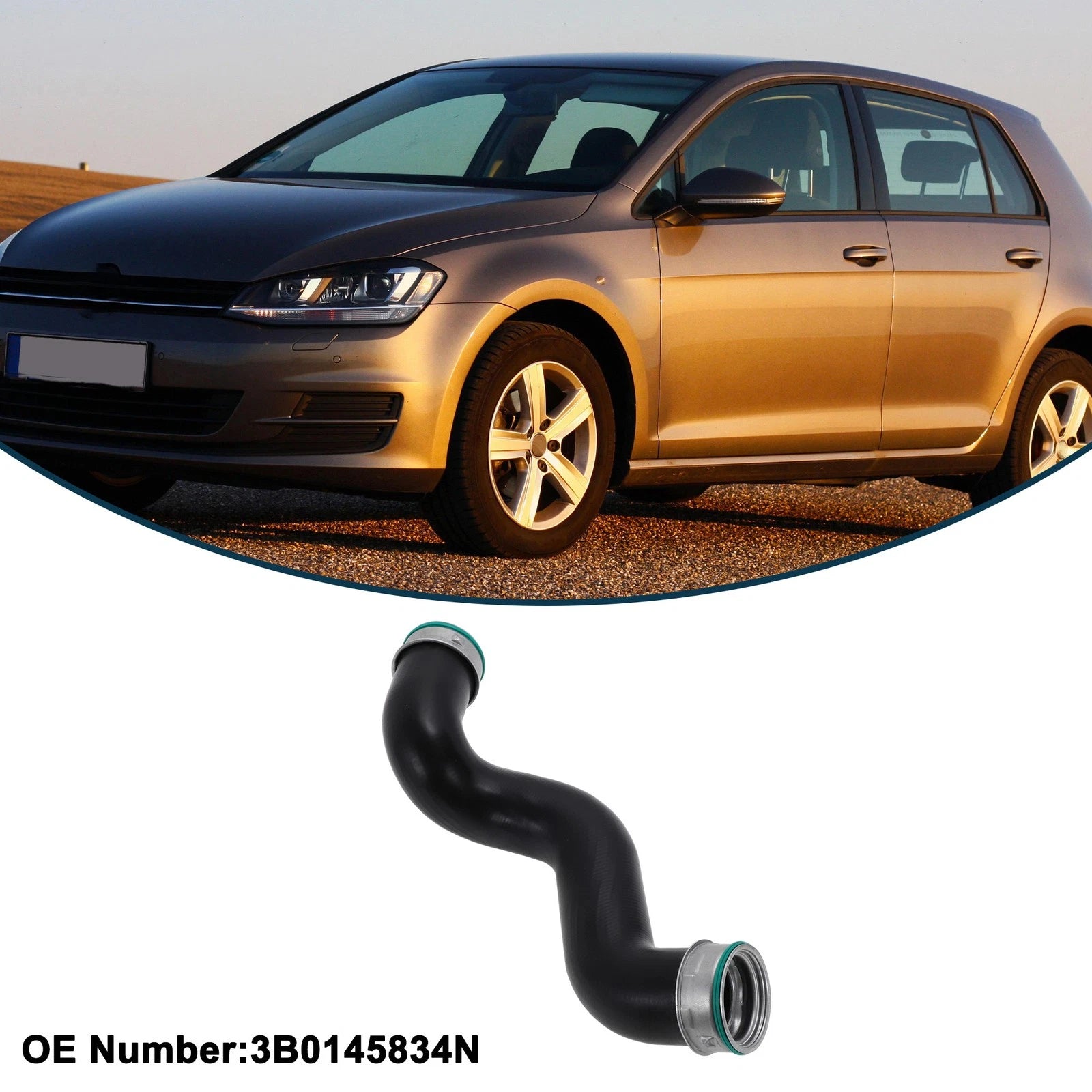 Radiator Hose Replacement for Volkswagen Passat 1.9 TDI 2.0 TDI (2003–2005)