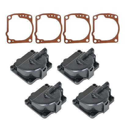 4X Carburetor Float Bowl Chamber for Johnson Evinrude (343870, 0433000, 766418)