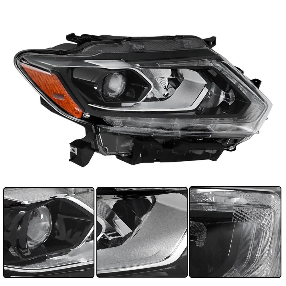LED Headlight for Nissan Rogue (2014–2016) Right Passenger Side