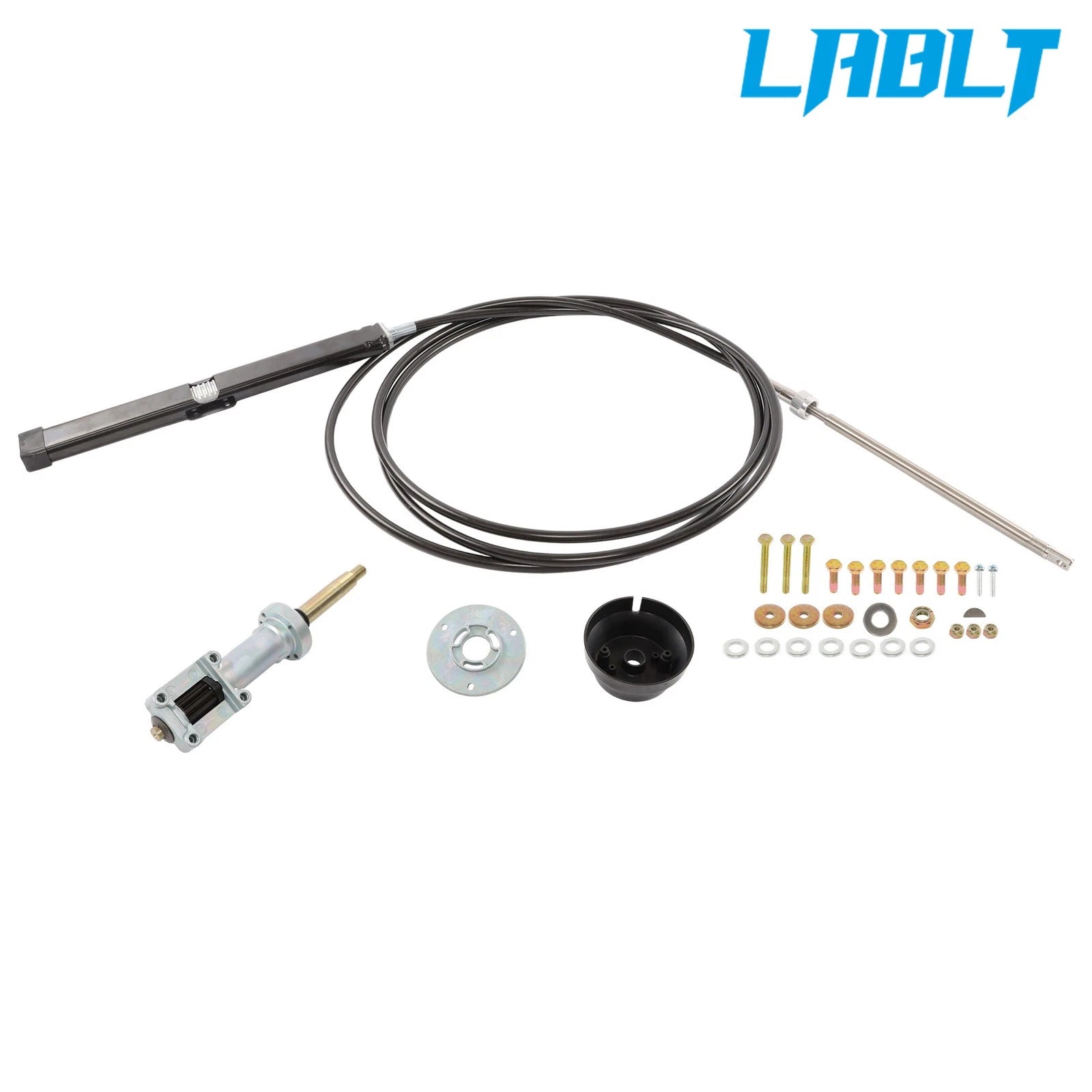 Steering Cable for SeaStar Back Mount Rack Pinion (19ft)