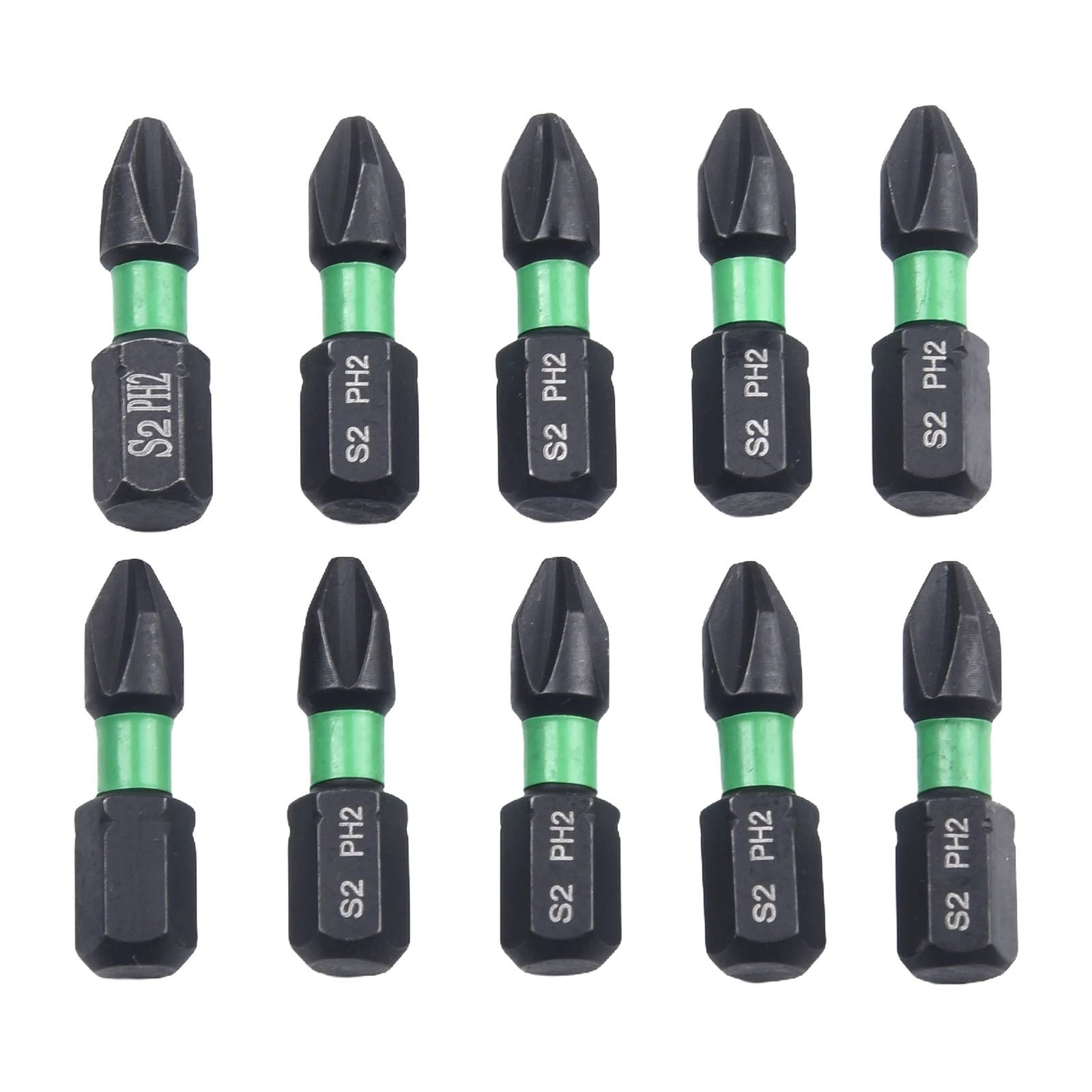10-Piece Hexagonal Screwdriver Bit Set 25mm Length