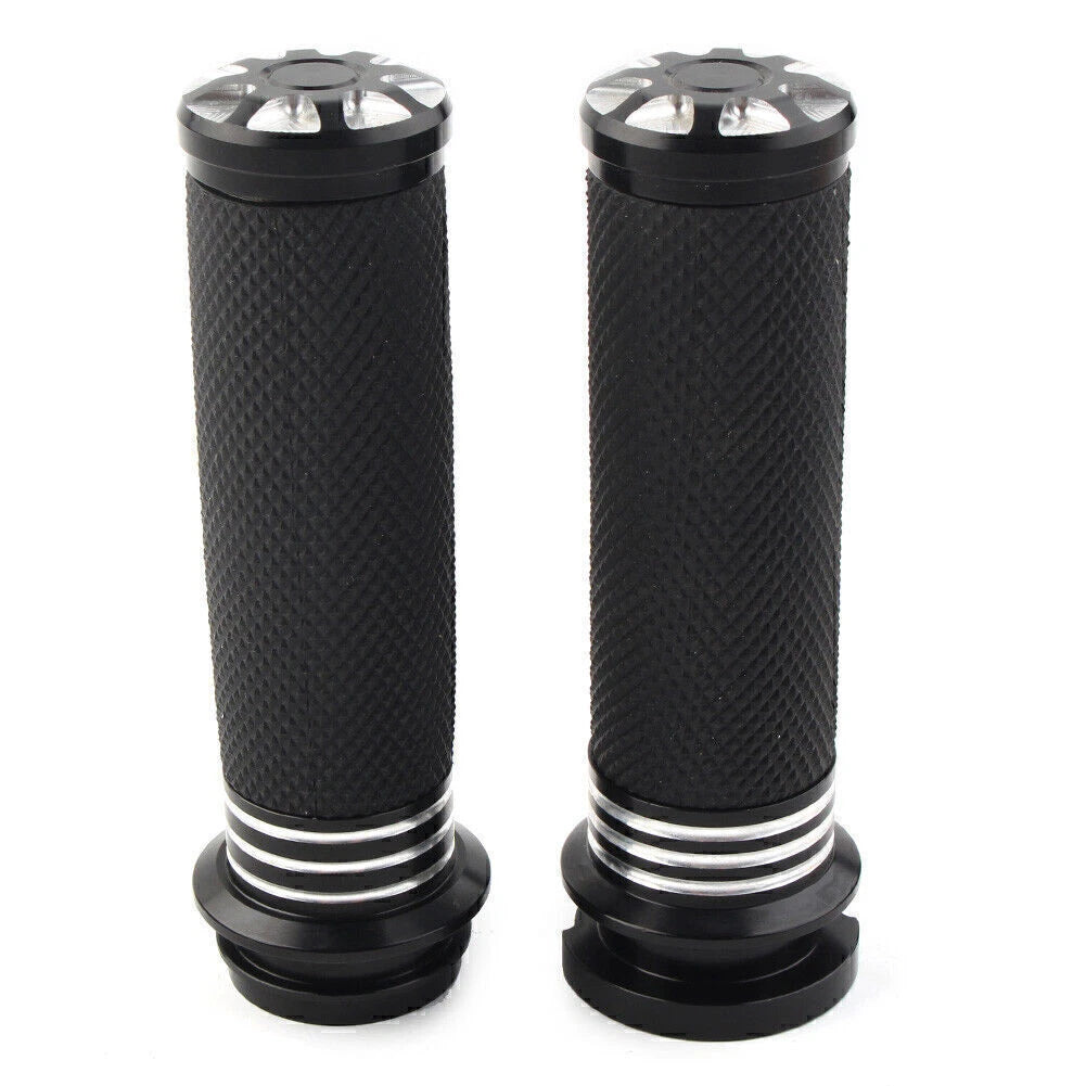2X 1" Electronic Throttle Hand Grips for Harley Touring Tri-Glide