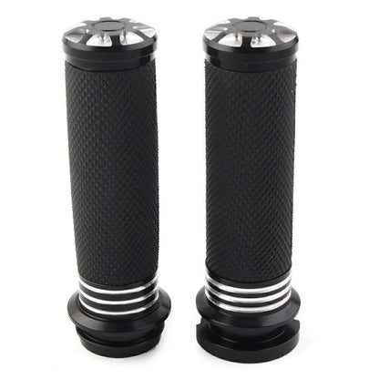 2X 1" Electronic Throttle Hand Grips for Harley Touring Tri-Glide