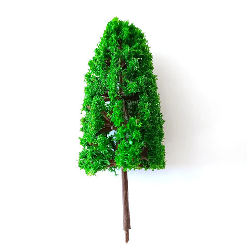 10Pc 6cm Green Model Trees for Train Railway Diorama Scenery Layout