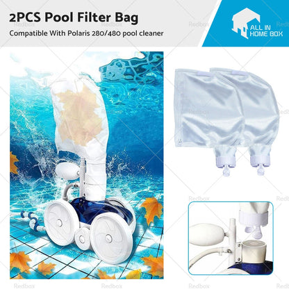 2Pcs Zipper Bag Replacement for Polaris 280 480