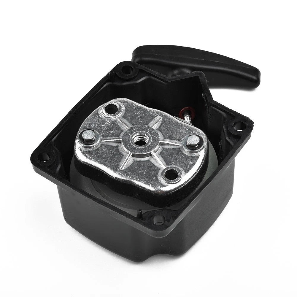 Recoil Pull Starter with Pawl Plate for 81mm Engines (Plastic, Black)