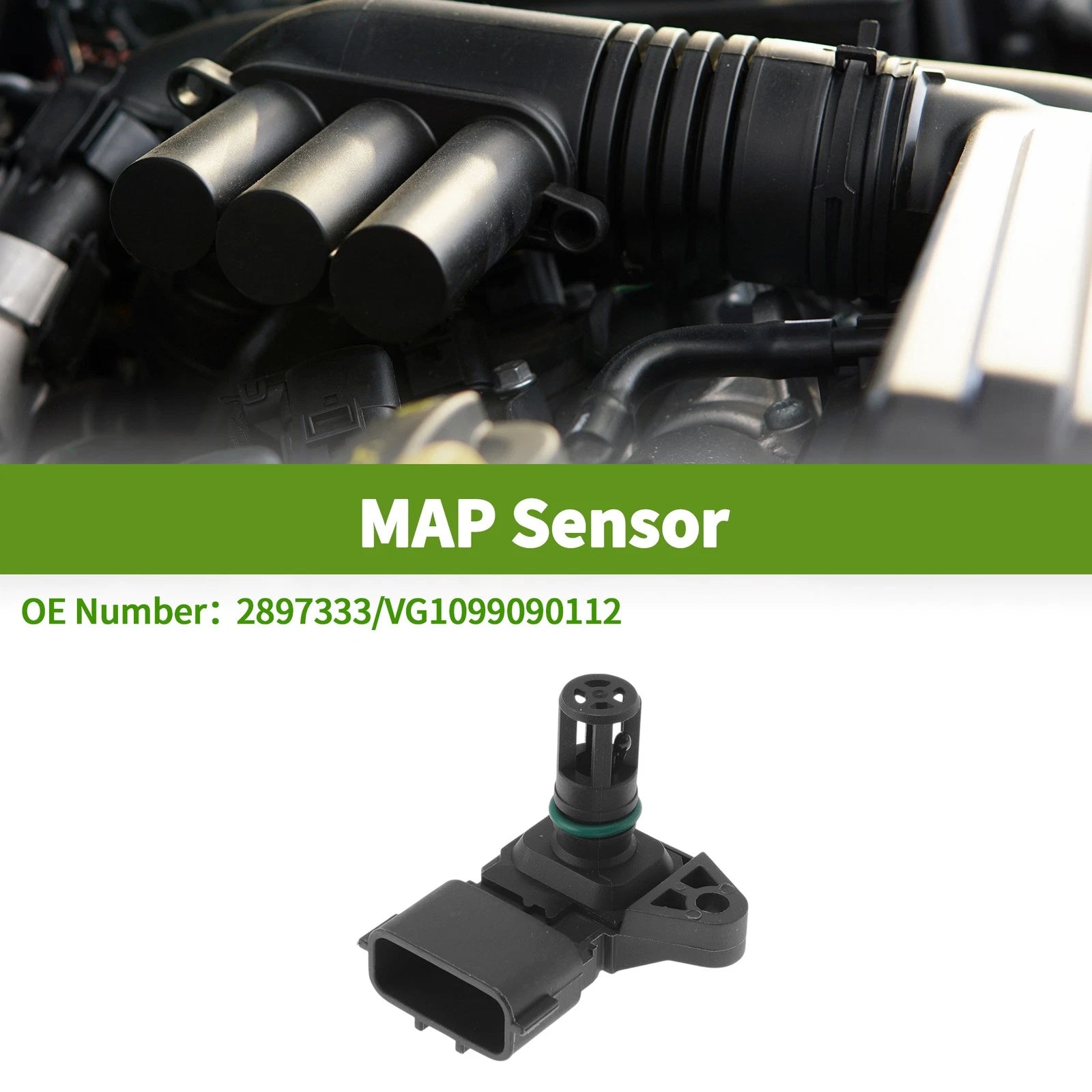 Manifold Absolute Pressure MAP Sensor Replacement for Dodge Ram (2007–2007)