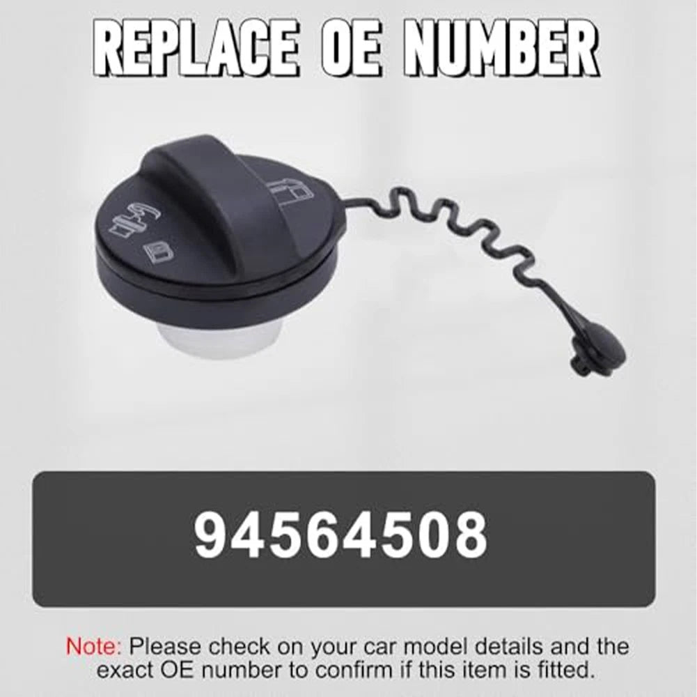 Fuel Filler Cap for Chevrolet Spark (2010–2019) with Tether Cord