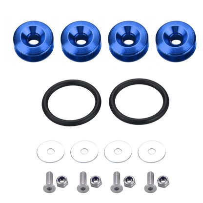 Reinforced Circles with Rubber Bands and Screws for JDM Car Bumpers