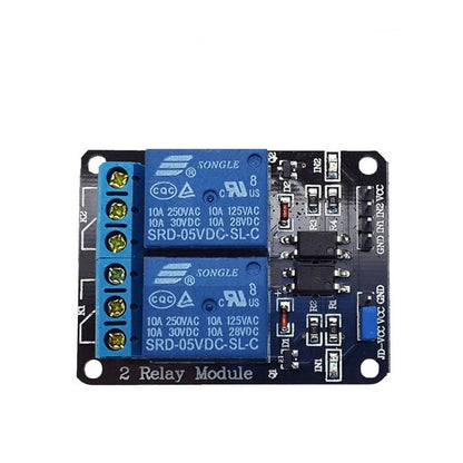 2 Way 2CH Relay Module 5V for MCU Expansion Board (Optocoupler Protection)