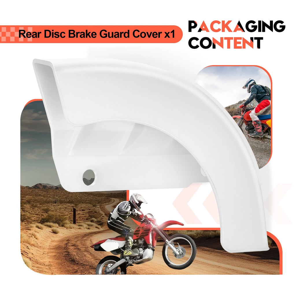 Rear Disc Brake Guard Cover for Honda XR600R (1991–2000), XR650L (1993–2009, 2012–2024)