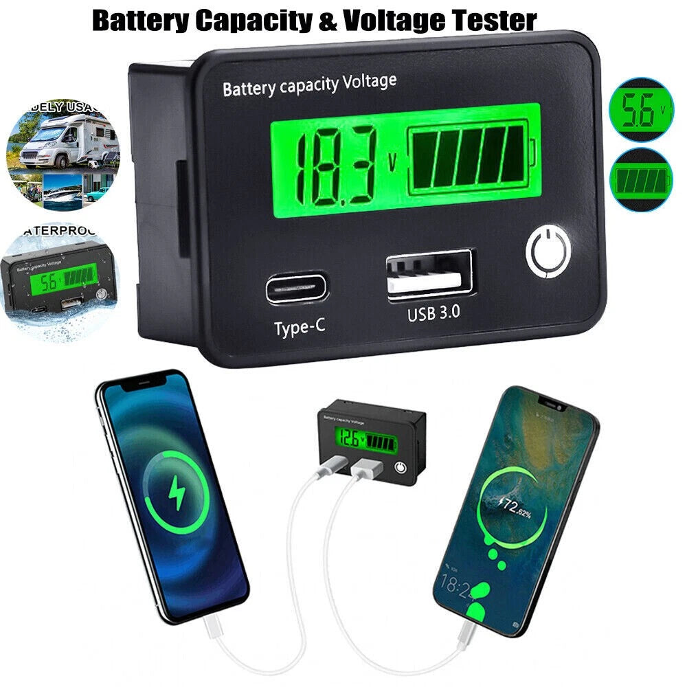 Battery Capacity Voltmeter Tester for Lithium Batteries (2010–2023)