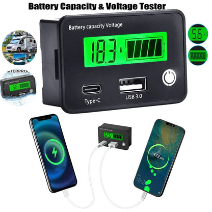 Battery Capacity Voltmeter Tester for Lithium Batteries (2010–2023)
