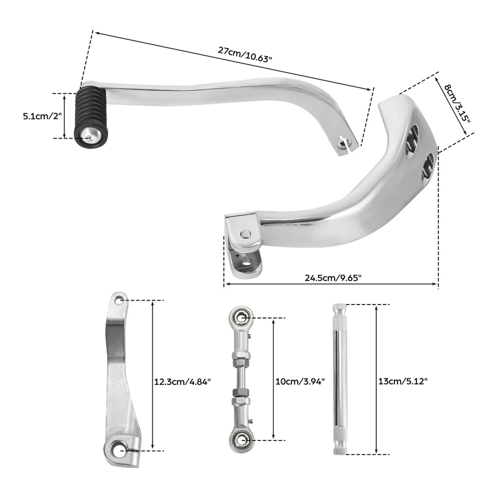 Mid Controls Shift Shifter Side Set for Harley Fat Bob Sport Glide (2018–2025)