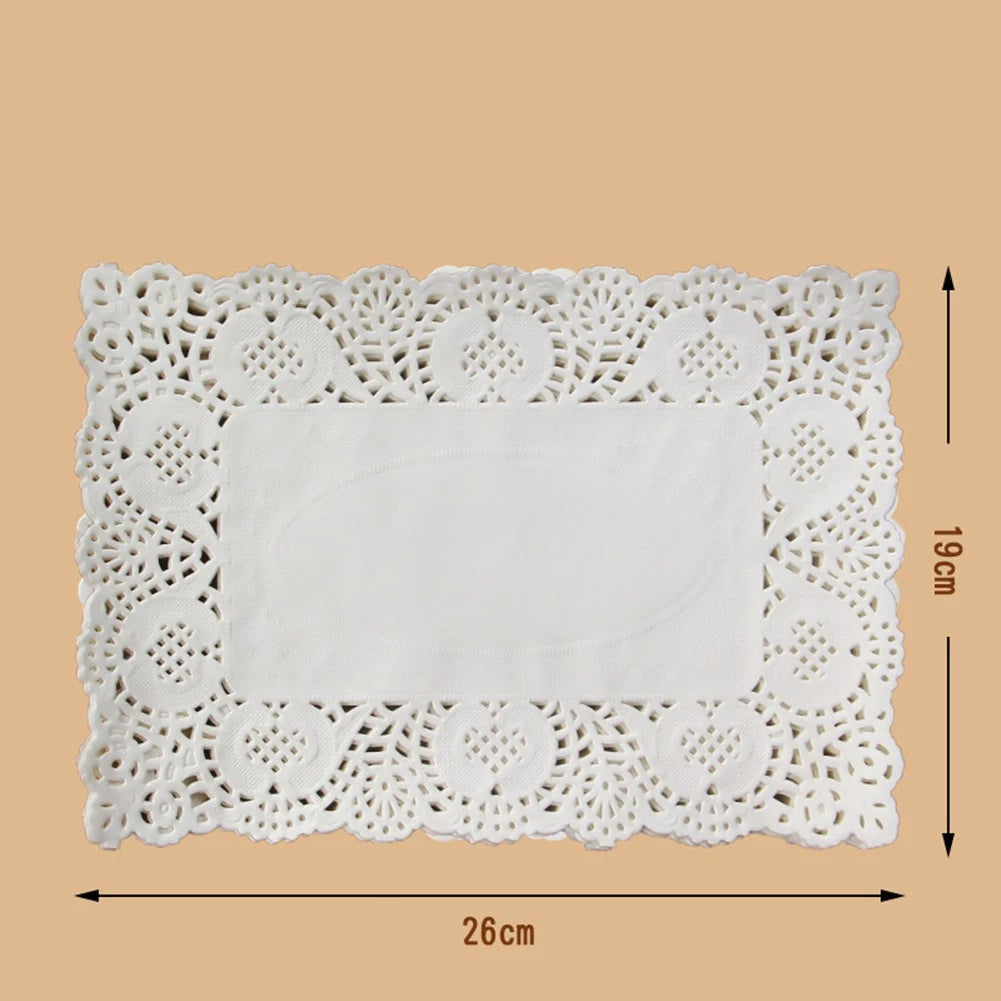 150 Pcs Paper Lace Doilies for Wedding Christmas Table Decor
