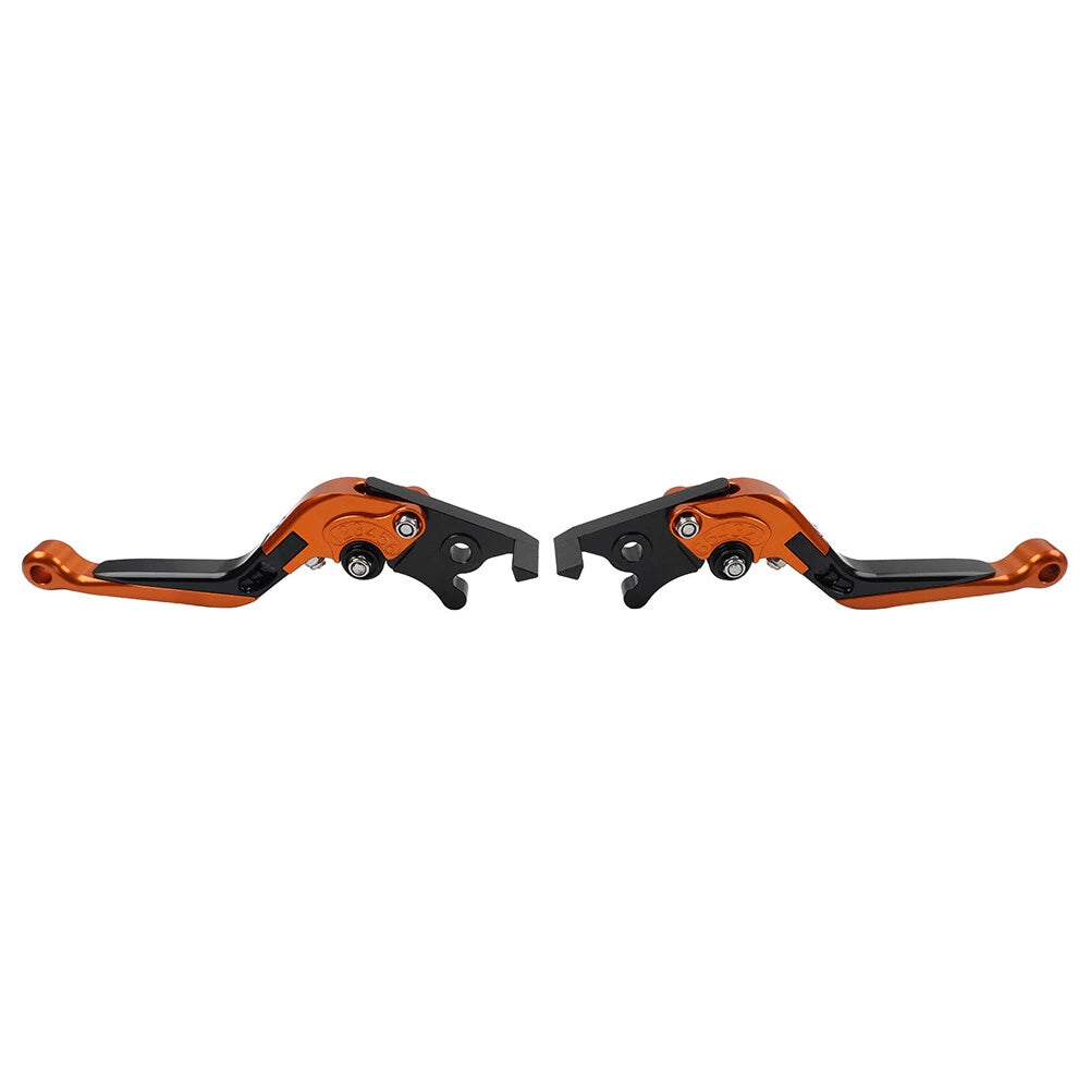 CNC Extendable Brake Clutch Levers For Honda VFR1200/F 2010-2014 Orange