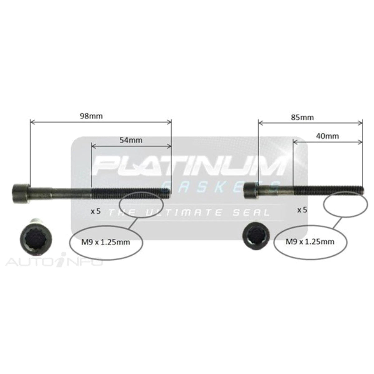 Engine Cylinder Head Bolt Set for Toyota Starlet EP82 EP91 (1992–1999)
