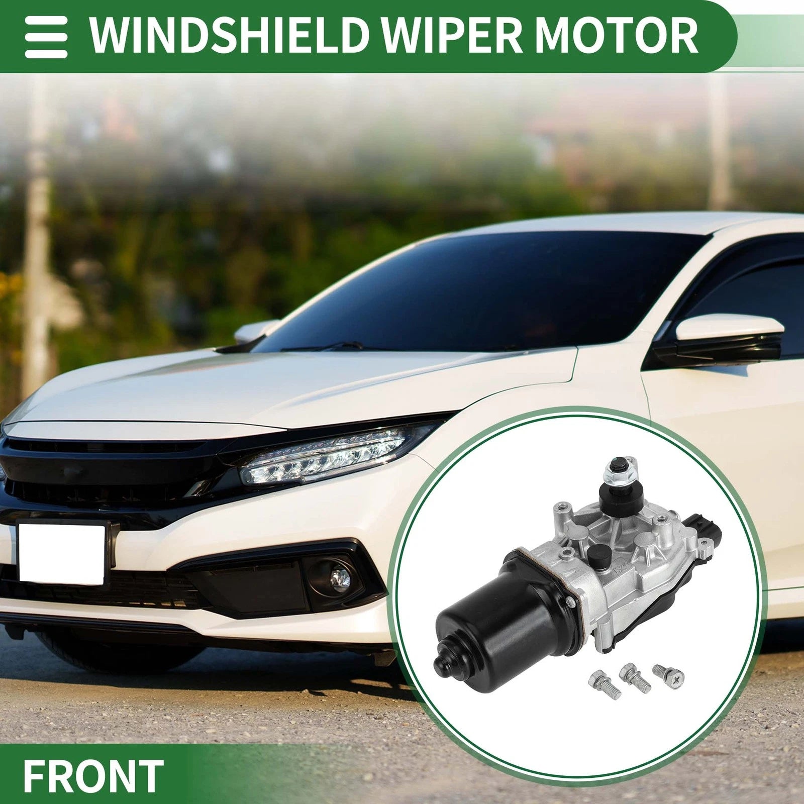 Front Windshield Wiper Motor for Honda Civic (2012–2015) No. 76505TR0A01