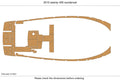 EVA Pad Foam Teak Deck Flooring for Sea Ray 450 Sundancer (2010)
