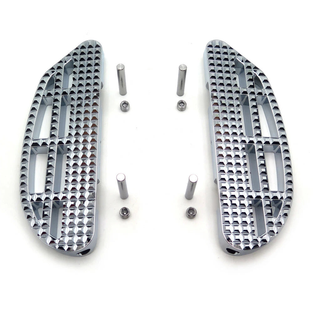 Chrome Knob Dominator Passenger Footboard for Harley Softail (2000–2017)